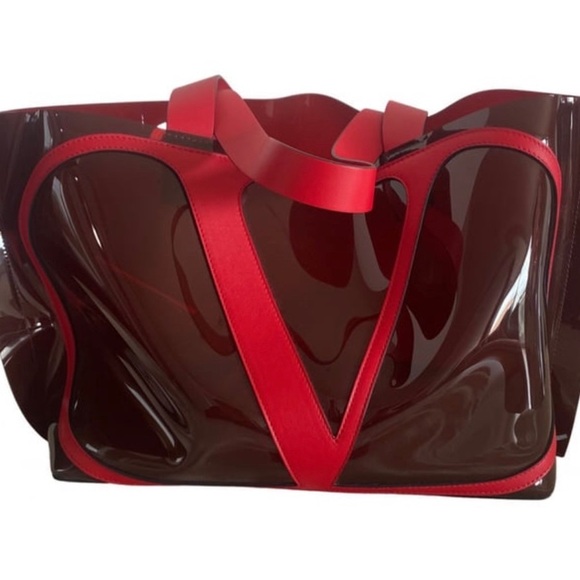VALENTINO GARAVANI GO LOGO PVC TOTE - Picture 5 of 6